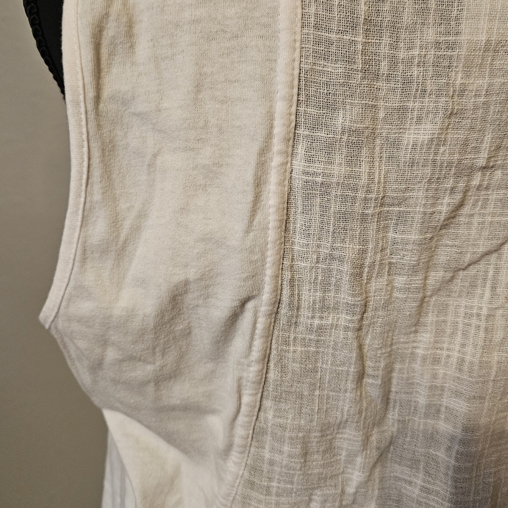 XCVI womens Large White Tank Top - Picture 6 of 7